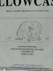 Nos Jack Dempsey Needle Art Perle Edge Stamped Pillowcasses Mare   Colt Pattern