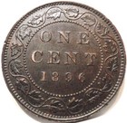 1896 Au-unc High Grade Canada Large Cent Victoria Coin Canadian
