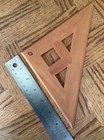 Vintage Pierluigi Ghianda Wooden Drafting Triangle 1980   s New