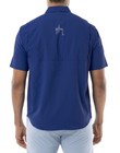 New Men S Guy Harvey Xxlarge Short Sleeve Blue Fishing Shirt 2xl