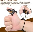 Traditional Bow Cowhide   Copper Thumb Ring Finger Guard Protector Gear Archery