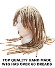 Dreadlock Wig For Men Hippie Gangster Beach Bum Reggae Rasta Man Homeless Dreads