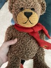 Vintage Brown Soverign Bank Plush Bear 14  Tall Euc  p61  Unreal Find Very Clean