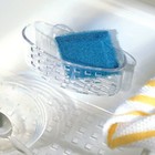 Interdesign Kitchen Sink Suction Holder For Sponges  Scrubbers  Soap - Clear