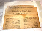 4 Documents Of Freedom - Authentic Reproductions On Antiqued Parchment Us 1956