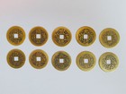 Feng Shui Lucky Money Coins Emperor Fortune Wealth 24mm Chinese Dynasty X 10
