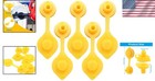 5 Yellow Gas Can Vent Caps   Universal Replacement For Safe Fuel Handling