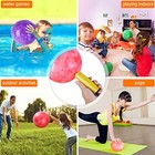 12 Pcs Bounce Bouncing Balls For Kids  9 Inch Marbleized Bouncy Inflatable 