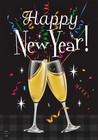 Briarwood Lane Happy New Year Double-sided Garden Flag