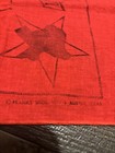 Vintage 1977 Willie Nelson  red Headed Stranger  Tour Bandana Red 21x19 5