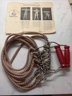 1922      Champion Benny Leonard Chest Pull Exercise W box   Instructions Whitely