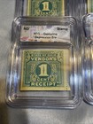 4 Pack- 1930s State Of Ohio 1c Vendor s Receipt Prepaid Sales Tax Stamp Icg Slab