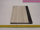 Qty 8  Restaurant Menu Covers Holders Double View Leather Wood Menu Holder