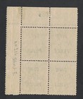 1930 Australia Kgv 5d On 4 12d  Violet Sg 120 Muh Block Four - Variety Narrow E