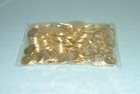 200 Brand New Golden 1 2 Half Dollar - 50 Cent Size - Slot Machine Tokens 30pai