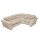 Intex Inflatable Corner Sofa 880-lb Cap Fast Inflation deflation In Cream 2-pack