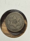 1851 Three Cent Silver Trime 3c Rare Type Coin Nice   No Issues 