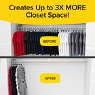 Ruby Space Triangles As-seen-on-tv  Creates Up To 3x More Closet Space