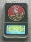 Pokemon Sylveon Collectible Metal Gold Coin W  Case