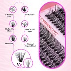 Lash Extension Kit 640pcs diy Individual Lashes Clusters Kit lash Bond And Se   