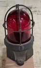 Vintage Red Safety Light Explosion Proof Industrial Loft Brass