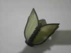 Antique Slag Glass Ceiling Lamp Flush Mount Signed   640 Art Nouveau C m