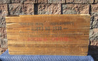 Vintage Advertising Lambertville Nj Snag Proof Rubber Footwear Shipping Wood Box