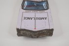 Vintage Bandai Tin Litho Friction Car Ford Galaxie Ambulance 8  Long