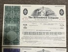  lot Of 3  B f  Goodrich Company Stock Bond Certificate  3 Different Colors
