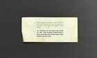 Vintage Disneyland Anaheim Adult A Ticket Coupon Serial C832672 Main St Fantasy