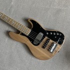 Electric Jazz Bass Guitar Solid Body Maple Fretboard 5 String Jb  Fast Ship