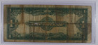 1923 Usa  1 Large-size Silver Certificate Note   fr  237    horse Blanket 