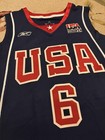 2004 Wnba Sue Bird  6 Blue Jersey Seattle Storm Reebok Usa Olympics Authentic