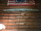 Vintage Hand Painted 2-man Saw 6  Long