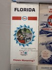 Lot Of 12 Vintage Road Maps Conoco Enco Chevron Amoco Champlin Derby Gas Oil