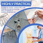 Large Safety Pins  30 Pack Heavy Duty Safety Pins 2 Inch  Stainless Steel