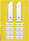 2 Box Cutters   8 Refill Single Edge Razor Blades Carton Utility Knife Boxcutter