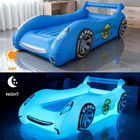 Sleep Racer Toddler Car Bed  Blue  Large  Ages 3-12