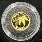 2017 Canada 50-cent  the Silver Maple Leaf  1 G Pure Gold Coin     free Shipping    