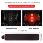 Men women Waist Trimmer Belt Burn Fat Sweat Body Shaper Weight Loss Girdle Gym