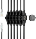 50ft 12 Gauge Sjtw Power Extension Cord 3 Prong  5-15r Male Plug To Female Conne