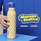Dutch Bros Stainless Steel Travel Tumbler Water Bottle 24oz  owala Free Sip 
