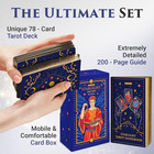 Tarot Cards With Guide Book - Starlight Unique Tarot Deck  blue 