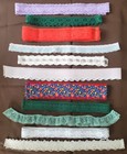 23 Yards 20 Different Remnant Vintage Lace   Trims Lot For Dolls Sewing Crafts