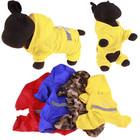 Pet Dog Rain Coat Cat Raincoat Outdoor Rainwear Hood Apparel Jumpsuit Puppy Rain