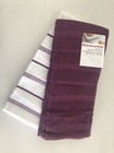 New Kitchenaid Set Of 4 Cotton Plush Kitchen Dish Towels - Beet Plum Hbra