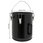 6-gallon Grease Disposal Bucket With Faucet   Filter - Cold-rolled Steel