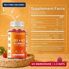 Vitamatic Vitamin D3   K2 Gummies 60 Count