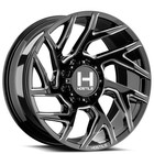 20x10  Hostile Wheels H141 Vortex Black Milled Off-road Rims  4 Pcs 