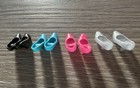 Vintage 1986 Barbie And The Rockers Lot Of 4 Pairs Slim Stiletto Heels 2nd Wave